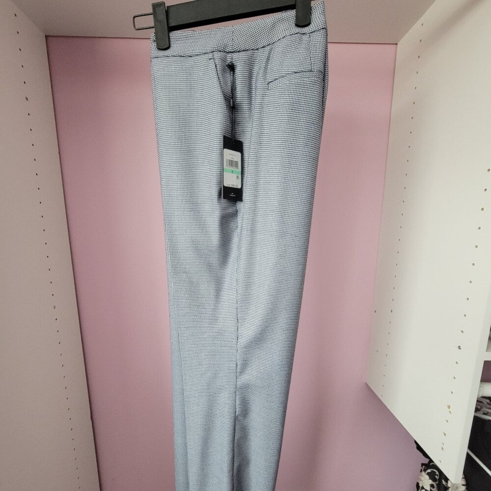 Tommy Hilfiger Navy/White Houndstooth Suit Pants.  Size 8.  Never worn.